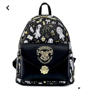 Harry Potter Magical Elements Mini Backpack Loungefly Gold Hogwarts Letter